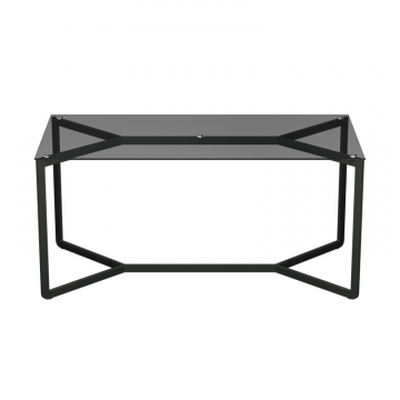 Стол стеклянный с металлическим подстольем BEYSO, 180 х 80 см