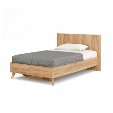 Марта-2 Кровать 1200 с кроватным основанием (Дуб золотой)