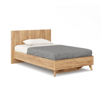 Марта-2 Кровать 1200 с кроватным основанием (Дуб золотой)