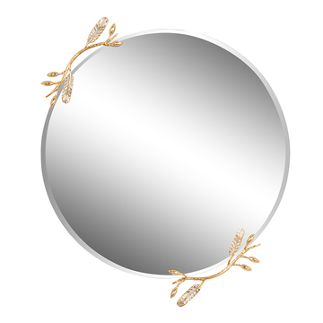 Зеркало Oliva Branch Айвори Мраморное золото
