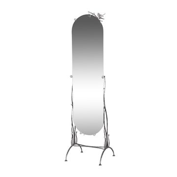 Зеркало напольное Терра Айс Античное серебро