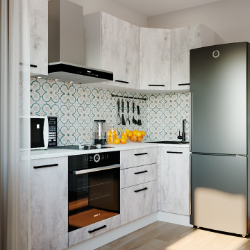 Кухонный гарнитур Пайн 2200х1000мм угловой