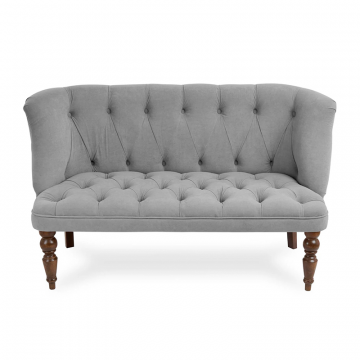 Диван 7777 Серый, опоры Орех