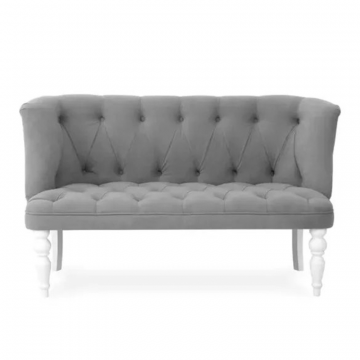 Диван 7777 Серый, опоры Белый