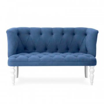 Диван 7777 Синий, опоры Белый