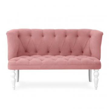 Диван 7777 Розовый, опоры Белый