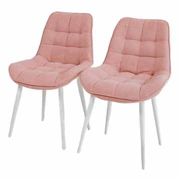 Стул 1040 Розовый, опоры Белый