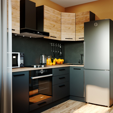 Кухонный гарнитур Дели 2200х1000мм угловой