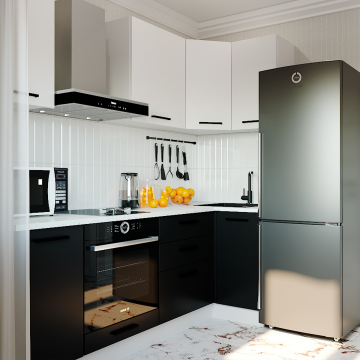 Кухонный гарнитур Графика 2200х1000мм угловой