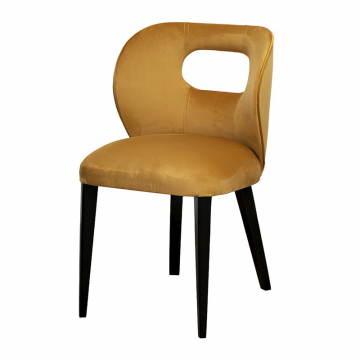 Стул Unico горчичный велюр Colt022-Orang