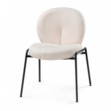 Стул на металлокаркасе Kalipso 1 white / black