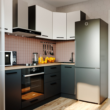 Кухонный гарнитур Вегас 2200х1000мм угловой