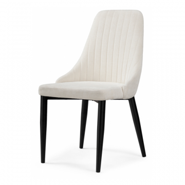 Стул на металлокаркасе Kora white / black