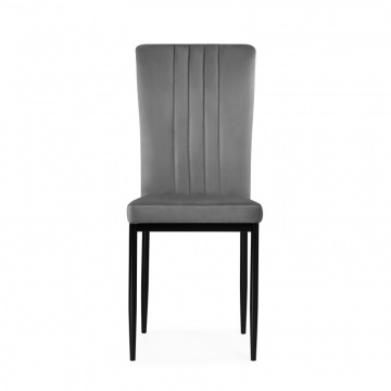 Стул на металлокаркасе Rek dark gray / black