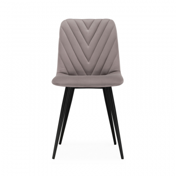 Стул на металлокаркасе Ральф латте / черный