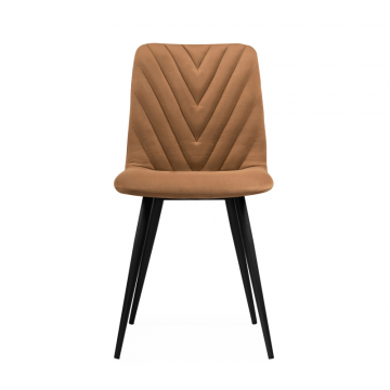 Стул на металлокаркасе Ральф кирпичный / черный