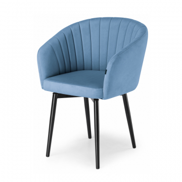 Стул на металлокаркасе Моншау крутящийся velutto 46 / черный