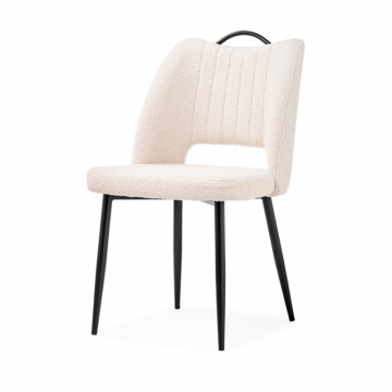 Стул на металлокаркасе Barton beige / black