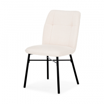 Стул на металлокаркасе Denis beige / black