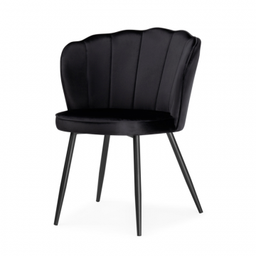 Стул на металлокаркасе Coral black