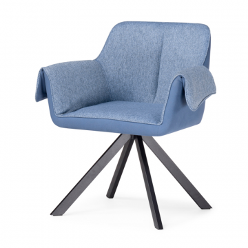 Стул на металлокаркасе Каита neptun 35 / flex 754 / черный