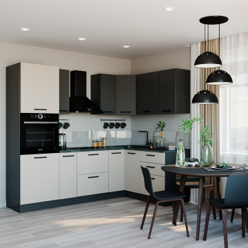 Кухонный гарнитур Лофт 2400x1600 угловой