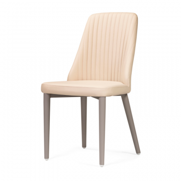 Стул на металлокаркасе Фена R латте / капучино