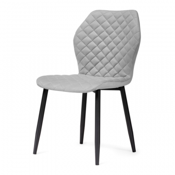 Стул на металлокаркасе Софи светло-серый / черный