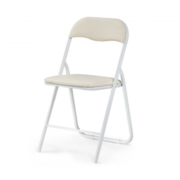 Стул на металлокаркасе Fold 1 складной beige / white
