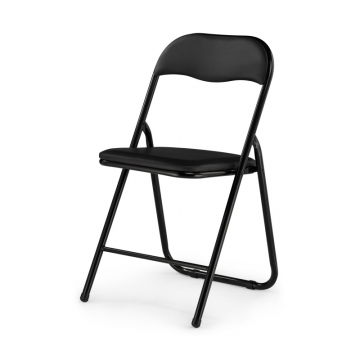 Стул на металлокаркасе Fold 1 складной black / black