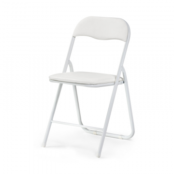 Стул на металлокаркасе Fold 1 складной white / white