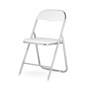 Стул на металлокаркасе Fold 1 складной white / chrome