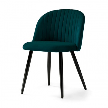 Стул на металлокаркасе Gabi 1 green / black