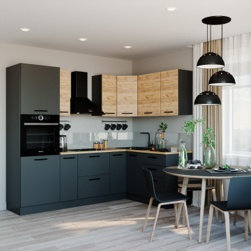 Кухонный гарнитур Дели 2400x1600 угловой