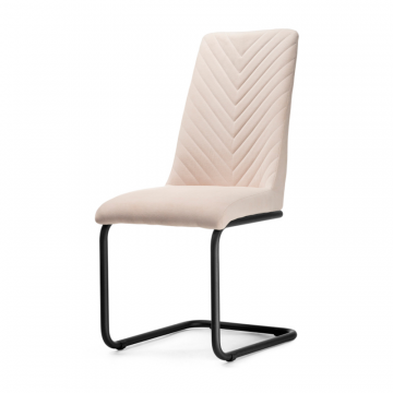 Стул на металлокаркасе Лулла бежевый / черный
