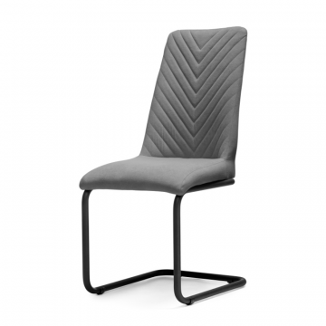 Стул на металлокаркасе Лулла серый / черный
