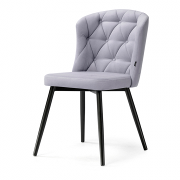 Стул на металлокаркасе Алиссум velutto 49 / черный