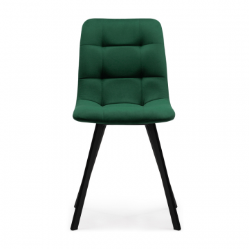 Стул на металлокаркасе Чилли черный / зеленый