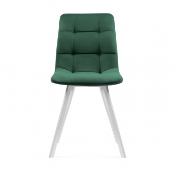 Стул на металлокаркасе Чилли белый / зеленый