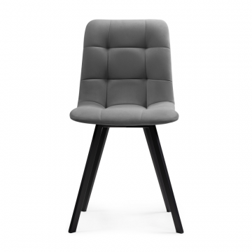 Стул на металлокаркасе Чилли черный / темно-серый