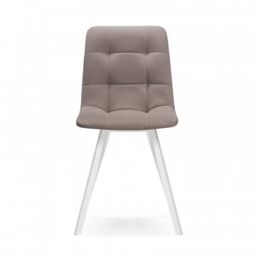 Стул на металлокаркасе Чилли белый / латте