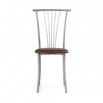 Стул на металлокаркасе Grigori горький шоколад / светлый мусс