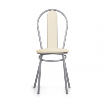 Стул на металлокаркасе Lamniel ваниль в крапинку / светлый мусс