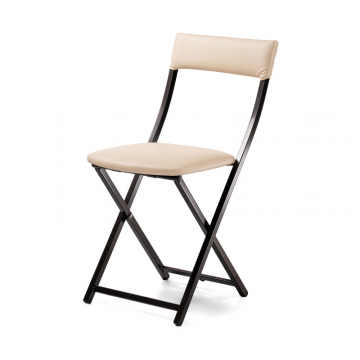 Стул на металлокаркасе Elevis ваниль крап / темный мусс