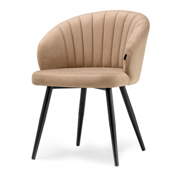 Стул на металлокаркасе Бэнбу velutto 05 / черный