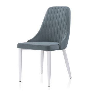 Стул на металлокаркасе Kora white / gray