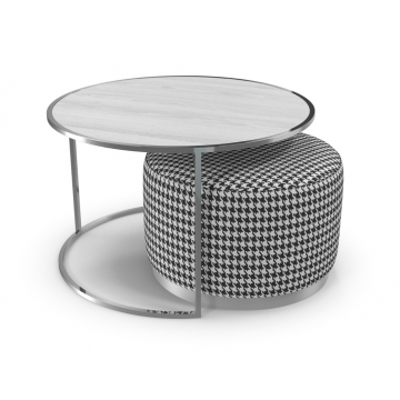 Набор из кофейного столика и пуфа Modern KZ-cT059