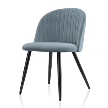 Стул на металлокаркасе Gabi 1 gray / black