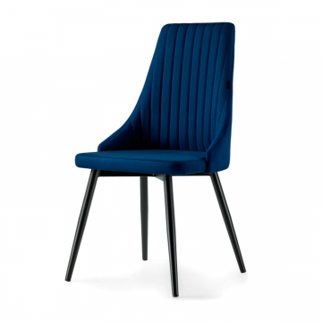 Стул на металлокаркасе Нараян velutto 26 / черный