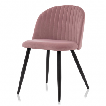 Стул на металлокаркасе Gabi 1 light purple / black